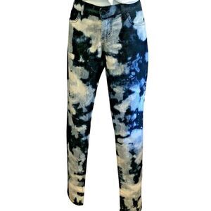 Bebe  Phantom Wash Jeans Denim Carmen Skinny 32 x 32 Size 29 Tie Dye Indigo